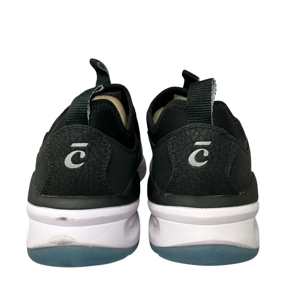 Clove Sneakers Mens 7.5 Black Blue Classic Healthcare Nurse Shoes Comfort *READ*